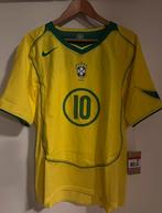 Brazilië Ronaldinho No. 10 jersey, Kleding | Heren, Sportkleding, Maat 52/54 (L), Geel, Nike, Nieuw