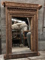 Monumentale Oosterse tempelspiegel 18e eeuw hoogte 240 cm, Gebruikt, 200 cm of meer, 125 cm of meer, Ophalen of Verzenden