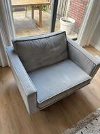 Woood Rodeo Fauteuil – Velvet lichtgrijs, Huis en Inrichting, Fauteuils, Ophalen, Gebruikt, Minder dan 75 cm, 75 tot 100 cm