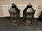 Grote Zeshoekige Lantaarn, 50 tot 75 cm, Zwart, Ophalen of Verzenden, Zo goed als nieuw