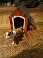 Schleich hond met hok, Ophalen of Verzenden, Zo goed als nieuw