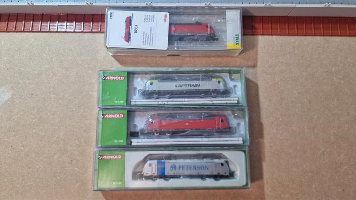 3 Arnold/ 1Trix Lokomotieven met Sound - Perfect! DCC Nshaal, Hobby en Vrije tijd, Modeltreinen | N-Spoor, Zo goed als nieuw, Locomotief