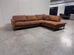 Hoekbank Cognac Bruin GRATIS BEZORGING, Ophalen, Zo goed als nieuw, 150 cm of meer, Vierpersoons of meer