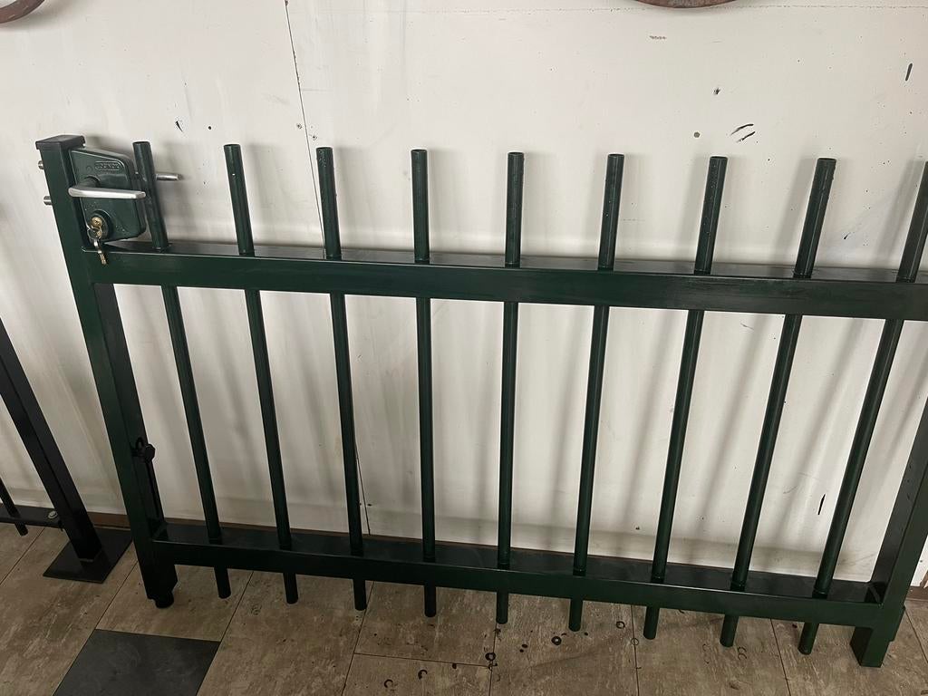 Tuinpoort 1.50 breed 1 meter hoog, Tuin en Terras, Tuinhekken en Hekwerk, Nieuw, Tuinhek, IJzer, Ophalen of Verzenden