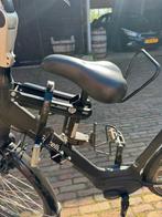 Zadel op stang damesfiets, Voetsteuntjes, 22 t/m 36 kg, Voorzitje, Ophalen of Verzenden
