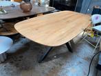 Deens ovale eettafel bkeuze eiken 230x106 matrix poot, Ophalen, 100 tot 150 cm, Eikenhout, Vier personen