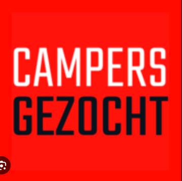 Campers gezocht  beschikbaar voor biedingen
