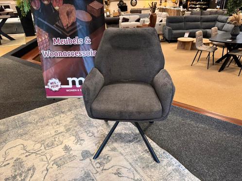 Eetkamerstoel Alonso met armleuningen en draaifunctie E-7121, Huis en Inrichting, Stoelen, Nieuw, Vijf, Zes of meer stoelen, Hout
