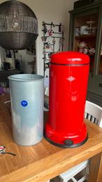 Wesco base prullebak rood! 22 liter!, Huis en Inrichting, Ophalen, Zo goed als nieuw, Minder dan 50 cm