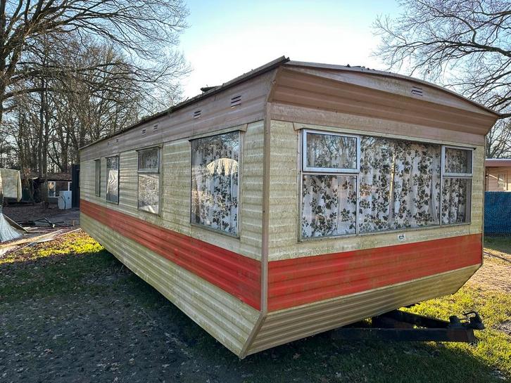 Grote stacaravan voor kleine prijs, Caravans en Kamperen, Stacaravans, tot en met 4, Ophalen