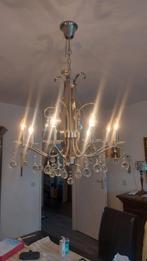 Kroonluchter groot, Huis en Inrichting, Lampen | Kroonluchters, Ophalen, Zo goed als nieuw, Glas