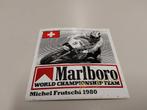 MICHEL FRUTSCHI MARLBORO OUDE STICKER MOTORRACE, WEGRACE, Verzenden, Zo goed als nieuw, Motoren