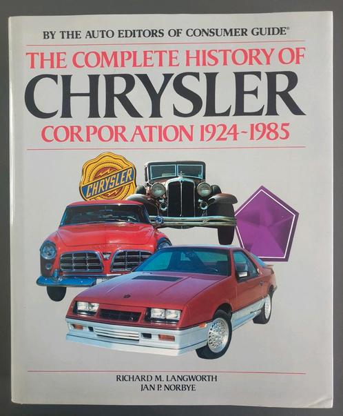 Chrysler / The Complete History of Chrysler Corp. 1924-1985, Boeken, Auto's | Boeken, Zo goed als nieuw, Overige merken, Ophalen of Verzenden