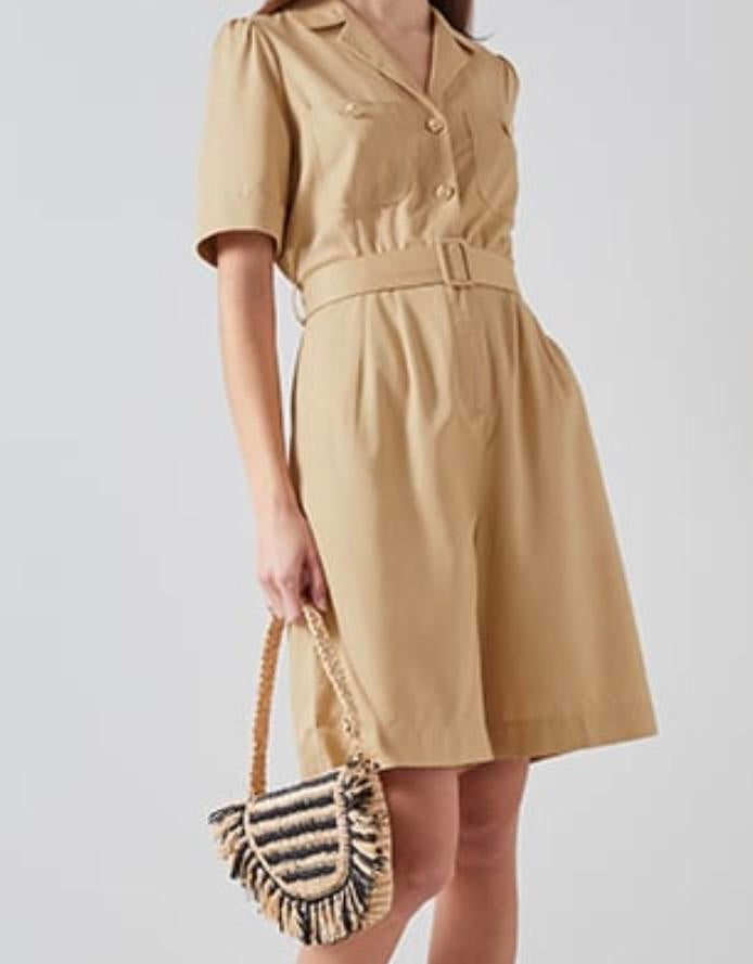 L.K. Bennett jumpsuit maat 38 nieuw, Ophalen of Verzenden, Nieuw, Maat 38/40 (M), Beige