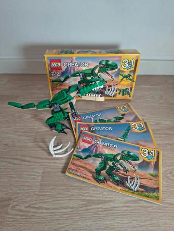 Lego Creator 31058 Machtige Dinosaurus 3-in-1. Compleet  beschikbaar voor biedingen