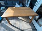 Massief eiken eettafel, Huis en Inrichting, 200 cm of meer, Zo goed als nieuw, Rechthoekig, 50 tot 100 cm
