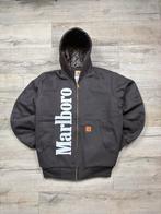 Carhartt x marlboro jas zwart maat l - vintage werkjas, Kleding | Heren, Jassen | Winter, Maat 52/54 (L), Zwart, Carhartt, Nieuw
