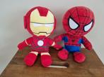 Marvel Iron Man en Spiderman knuffel samen voor €8,-, Kinderen en Baby's, Speelgoed | Knuffels en Pluche, Ophalen of Verzenden