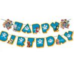 Paw Patrol happy birtday banner/slinger, Ophalen of Verzenden, Nieuw, Versiering, Verjaardag