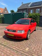Audi A3 1.6 74KW 3D 1999 Rood, Auto's, 580 kg, 101 pk, Zwart, 4 cilinders