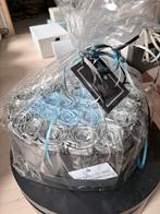 Longlife rozenbox lichtblauw/zilver, Ophalen of Verzenden
