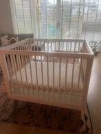 Kidsmill Sixties Box Wit Mat/Naturel incl. matras, Kinderen en Baby's, Boxen, Ophalen, Zo goed als nieuw