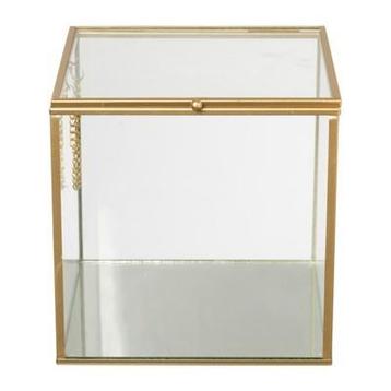 4 xenos glazen boxen 15x15x15cm beschikbaar voor biedingen