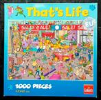 That's Life puzzel Uitverkoop 1000 compleet, Ophalen of Verzenden, 500 t/m 1500 stukjes, Zo goed als nieuw, Legpuzzel