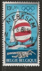 Belgie 41, zeilboot olympische spelen, Postzegels en Munten, Postzegels | Europa | België, Verzenden, Gestempeld