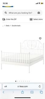 Leirvik IKEA bedframe 140x200cm, Huis en Inrichting, Slaapkamer | Bedden, Gebruikt, Ophalen of Verzenden, 140 cm, Metaal