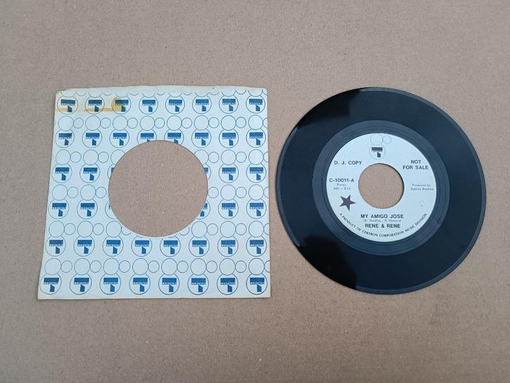 Single: Rene & Rene - My Amigo Jose/ USA, Cd's en Dvd's, Vinyl Singles, Gebruikt, Pop, 7 inch, Verzenden