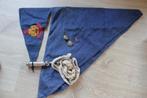 Vintage scouting pin, vaantje, sjaal, fluit. Wereld en Indië, Verzamelen, Scouting, Ophalen of Verzenden, Gebruikt, Embleem, Speld of Insigne