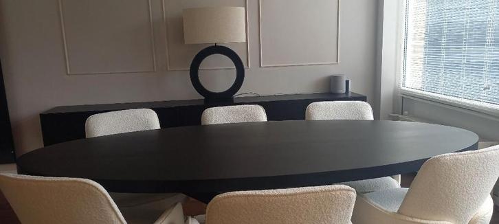 Colmore By Diga Tafellamp Mat zwart 52x13x63 cm (excl. kap), Huis en Inrichting, Lampen | Tafellampen, Nieuw, 50 tot 75 cm, Metaal