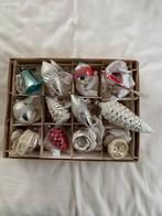 Oude glazen kerstballen2, Diversen, Kerst, Ophalen of Verzenden, Gebruikt