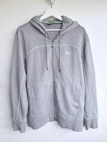 Hugo Boss Zip Up Hoodie XL Grey beschikbaar voor biedingen