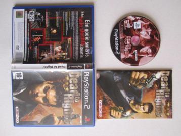 Dead to Rights PS2 Playstation 2  beschikbaar voor biedingen