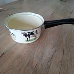 Emaille steelpan boerderij dieren koe schaap kip varken, Huis en Inrichting, Keuken | Potten en Pannen, Ophalen of Verzenden, Zo goed als nieuw