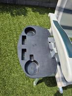 Te koop 2 x bekerhouder te bevestigen aan campingstoel, Caravans en Kamperen, Kampeeraccessoires, Ophalen of Verzenden, Zo goed als nieuw