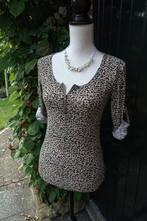 nieuw - prachtige tijger rits top Lily met ophaalmouwtjes S, Lily, Bruin, Nieuw, Ophalen of Verzenden