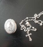 Zilveren Rozenkrans met Doosje, Ophalen of Verzenden, Zilver