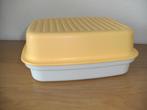Z.G.A.N. kaasdoos - kornuit - kaas bak  TUPPERWARE GEEL, Ophalen of Verzenden, Zo goed als nieuw, Geel, Bak of Kom