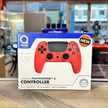 Qware PS4/PS3 controller Rood | Nieuw in doos met garantie beschikbaar voor biedingen