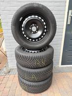 WINTERBANDEN OP GEPOEDERCOATE STALEN VELGEN ( FORD,VOLVO ), Auto-onderdelen, Banden en Velgen, Ophalen, 16 inch, Banden en Velgen