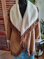 Vest suedine bont maat m l xl franjes, Kleding | Dames, Truien en Vesten, Ophalen of Verzenden, Gedragen, Maat 46/48 (XL) of groter