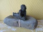 Carolein Smit, bronzen beeld, kind met bal, Antiek en Kunst, Ophalen of Verzenden