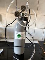 CO2 fles met druk meters en  druppelteller, Ophalen of Verzenden, Gebruikt, Filter of Co2