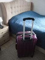 Paarse Trolley met Uitschuifbare Handgreep, Sieraden, Tassen en Uiterlijk, Koffers, Ophalen of Verzenden