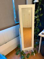 Draaibare sieradenkast met spiegel en slot, Ophalen, Minder dan 50 cm, Zo goed als nieuw, 150 tot 200 cm