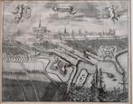 Antieke gravure van Goes 1696, Ophalen of Verzenden
