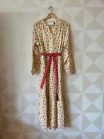 Pom Amsterdam maxi jurk beige rood S/36 NIEUW, Beige, Nieuw, Ophalen of Verzenden, Maat 36 (S)